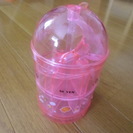 ちょきんぎょ 貯金箱（ｸﾞﾘｰﾝ・ﾋﾟﾝｸ) ／ 新品・箱入・非売品❷の画像