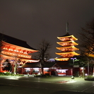 4月1日  隅田公園の夜桜を男女ペアで見て歩こう！ 夜景もキレイ...