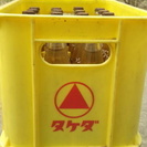 蔵出し　瓶マニア向け　昭和レトロタケダプラッシーケース入り・おまけ付きの画像
