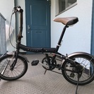 ローバーの折り畳み自転車。ハンドル、タイヤ、ブレーキなど交換済みの画像