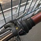 ローバーの折り畳み自転車。ハンドル、タイヤ、ブレーキなど交換済みの画像