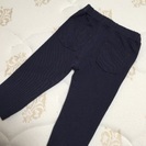 80㎝ 新品 ユニクロ パンツ 紺　レギンスの画像