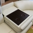 ホワイト ソファー5点セットあげますの画像