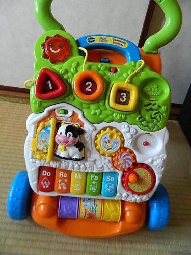 VTech 座って立って学習ウォーカー スタンダードパッケージ オレンジ　【大幅値下げ】