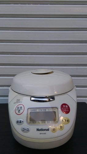 お得！古いんで特価品です！National  5.5合 炊飯器 IH式 クリーンホワイト SR-A10C