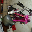 中古ツインドランゴ１６インチ６段変速、泥除け収納バッグ付きの画像