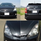 5月14日売約済★ありがとうございました★車検29年11月☆ウィッシュ上級グレードXSパッケージ☆ＨＩＤ☆充実カメラ☆純正アルミ☆純正エアロ☆黒ブラック☆低燃費のCVT の画像