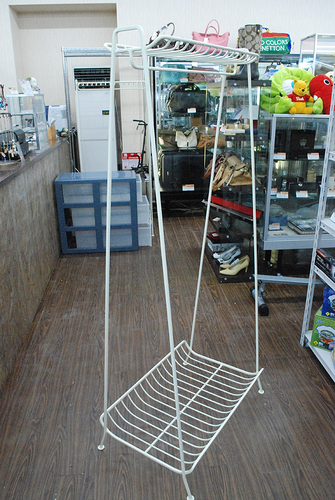 ウニコ/unico ステラ アイアン ワイドハンガー ラック 中古品②（Y）