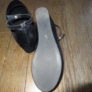 スエ－ドのパンプスの画像