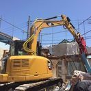 解体工事の手元兼運転手