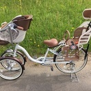 バンビーノ3人乗り自転車 ヘルメットおまけつきの画像