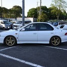 H10 インプレッサ 2.0WRX STIバージョンⅤ 4WD 社外17アルミ 社外車高調 10910の画像