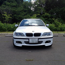 BMW３２５i ツーリング　ホワイト（訳あり）　車検2018年6月までの画像