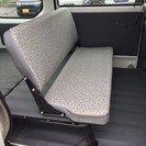 【WV仕様♪】★ サンバーバン ★ ワーゲンバス仕様 ★ 腰下ベージュ塗装 ★ テールレンズカバー ★リアワイパー ★の画像