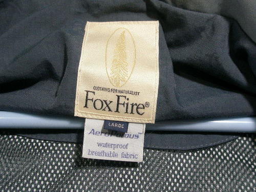 正規品　FoxFireコート　防水　　ちょっと難あり