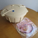 マイヤー 電子レンジ圧力鍋 ベージュ 新品同様 美品