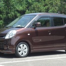 日産　モコ　人気のブラウン　スマートキーモデルのターボ　フルエアロ　ローダウン　走行3万キロ　車検付き！の画像