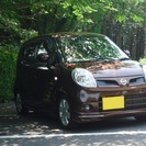 日産　モコ　人気のブラウン　スマートキーモデルのターボ　フルエアロ　ローダウン　走行3万キロ　車検付き！の画像