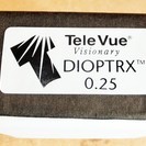 テレビュー Tele Vue visionary ディオプトロクス DIOPTRX 0.25 乱視補正レンズ◆乱視を補正するコレクターレンズ 