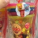 [新品未開封]アンパンマン ストローカップ 3個セット