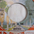 【ハードロックの名曲♪】シングルレコード　モントローズ 「灼熱の大彗星/I GOT THE FIRE」 外袋は新品と交換でのお引き渡しです！の画像