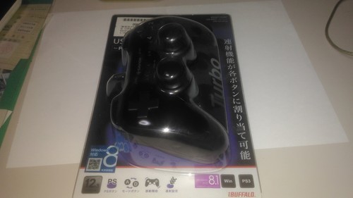 PC・PSの両方に対応可能　バッファロー　BSGP1204P(黒）コントローラー新品未開封
