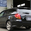 【誰でも車がローンで買えます】FMヨコハマ84.7でCMオンエア中！カンタン審査の自社ローン専門中古車販売店！☆アルミホイール　HIDライト☆　H16年　レガシィツーリングワゴン　2.0　GT　4WD 　黒　完全自社ローン※金利０％の画像