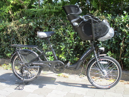 ♪ジモティー特価♪在庫残りわずか！　新品アサヒサイクル　ママフレロック！！２０６B　３人（幼児２人）乗り対応BAA規格　安心低床２０イ