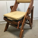 ポータブルトイレ 折りたたみ式家具調トイレ 介護用品の画像