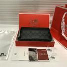 コーチ COACH  新品 未使用 送料無料 黒 F75000 長財布の画像