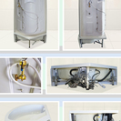STEAM SAUNA-スチーム（蒸気）サウナ★2年保証！組立出張サービス有!ショールーム商品展示 機能充実 ホテル／別荘／ログハウス／家庭用浴槽、シャワーブース、シャワールーム、シャワーユニット9036-STの画像