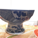 骨董品鉢足付き