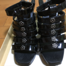 ⭐️最終値下げ⭐️エナメルピンヒールサンダル⭐️