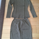 【新品】ボーダー 上下セットの画像