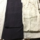 【お取引完了】箪笥にあったしつけ付きの紬の着物&襦袢と昭和？レト...