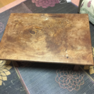 (取り引き中)テーブル レトロ 一枚板 折り畳み座卓の画像