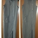 形が個性的☆ロングワンピース？ジャンパースカート？★エコバッグと...