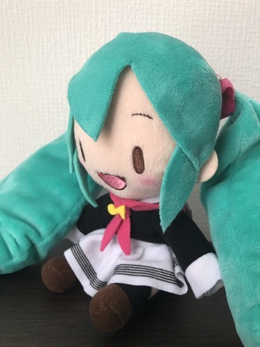 ◆初音ミクシリーズ★ふわふわぬいぐるみ★制服Ver★非売品
