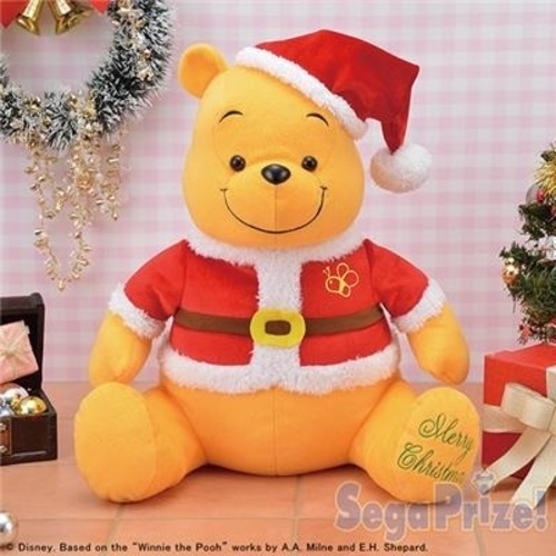 ◆くまのプーさん★メガジャンボ★クリスマス★ぬいぐるみ