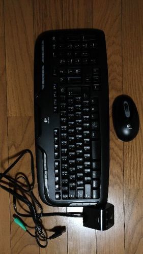 値下げ1000円/ロジクール/ワイヤレスキーボード＆マウス