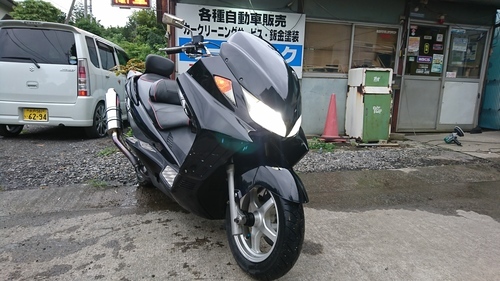 車検31年6月19日まで！車検付き激安ビクスク!!　スカイウエイブ400　400cc　32馬力　(お支払いは各クレジットカードもご利用頂けます）