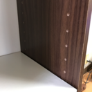 茶色いカラーボックスの画像