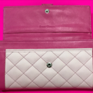 超値下げ♪【1コイン特売 美品】Bonne Chance(ボンヌチャンス)財布 長財布 さいふ 札入れ ウォレット キルティング レディース (ピンク)の画像