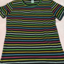 BEAMS BOY マルチカラー ボーダー Tシャツ
