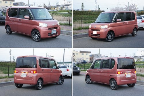 ダイハツ タント X ピンク 5ドア 軽自動車 タント・ピンク(桃色)の中古