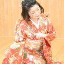 美しい着物姿になる着付＆「和のしぐさ」＆篠笛体験講座【7/17・女性限定】の画像