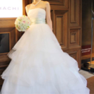 ウェディングドレス、パニエセットの画像