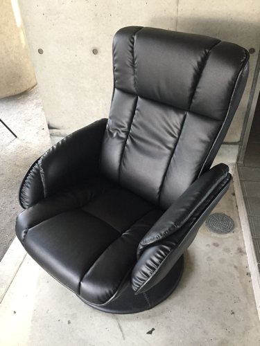 新品・アウトレット品 『 リクライニングソファ 』ブラック