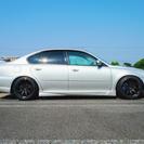 H15 レガシィB4 2.0GT ナビ/ターボ/5速MT/STIシート/車高調等カスタム多数/ホイール・タイヤ新品/車検有の画像