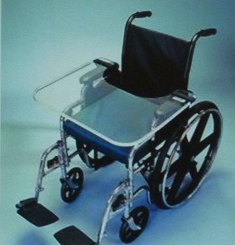 車椅子用テーブルトップ、シースルー型